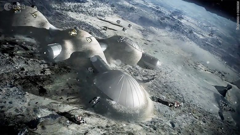 Agencia Espacial Europea quiere construir un pueblo en la Luna
