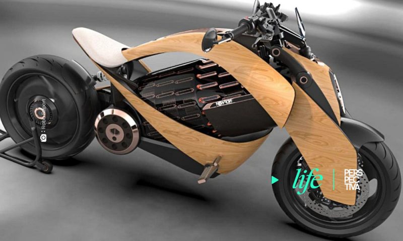 Una moto eléctrica de madera, ¿qué puede ser más ecológico que eso?
