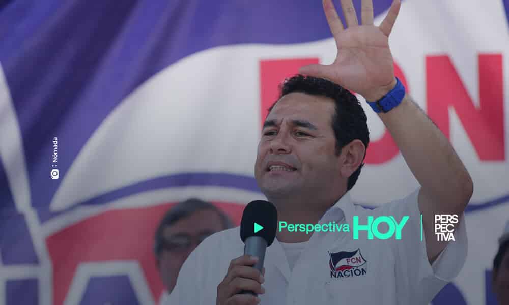 Jimmy Morales seeks to secure a seat in Congress