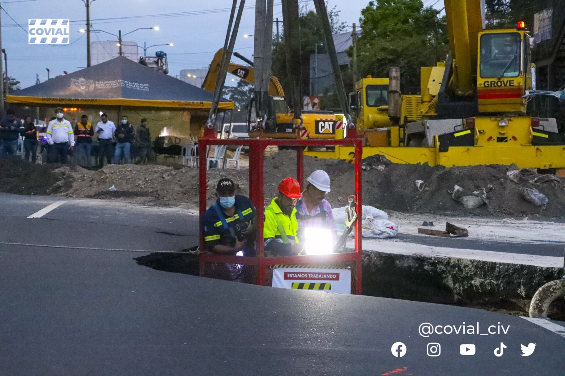 Imágenes del Hundimiento de Villa Nueva | PERSPECTIVA