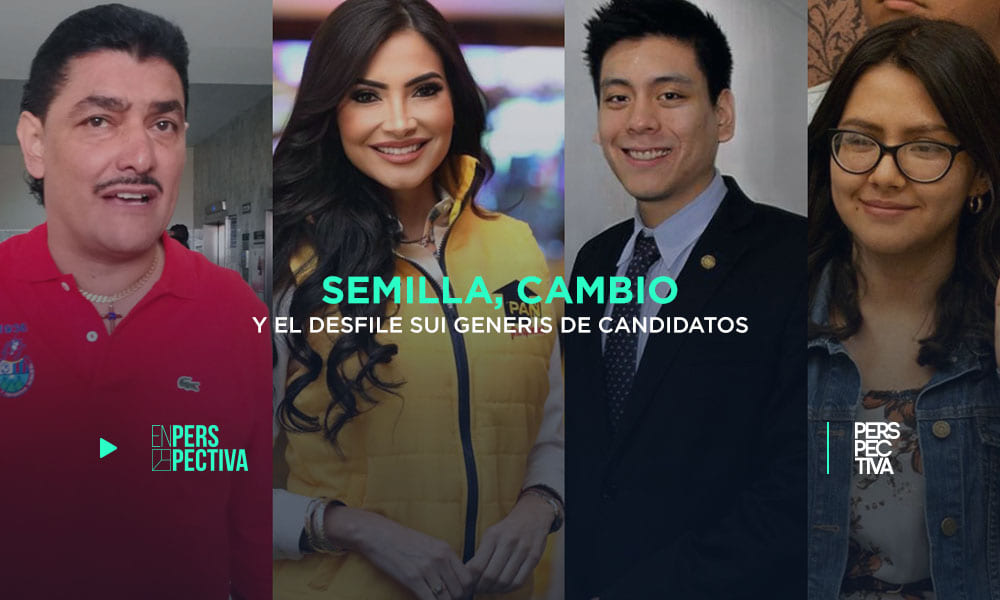 Semilla, Cambio y el desfile sui generis de candidatos PERSPECTIVA