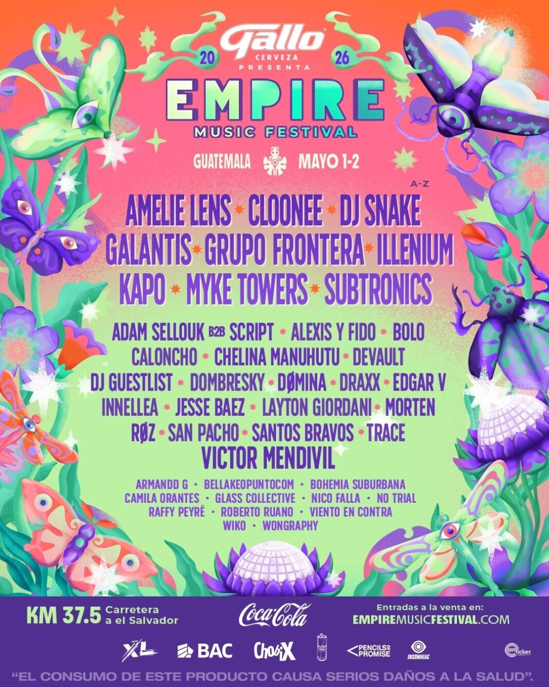 EMF 2026: DJ Snake, Grupo Frontera y Myke Towers encabezan la 11va ...