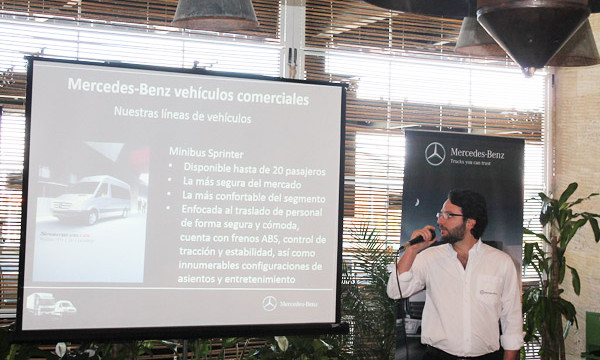 Gabriel Urruela, Gerente área Mercedes-Benz comercial.