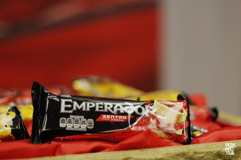 La nueva apuesta de PepsiCo se presenta en galletas con un formato únicode 84gramos, en 2 diferentes sabores, fresa y piña. Estarán a la venta en supermercados, comercios y tiendas del país, a un precio sugerido de Q5.00el paquetín individual. Fotografía: Fernanda Ixquiac Serrano | PERSPECTIVA