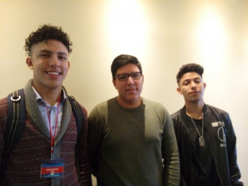 Mynor, Juan Pablo y Jonathan.